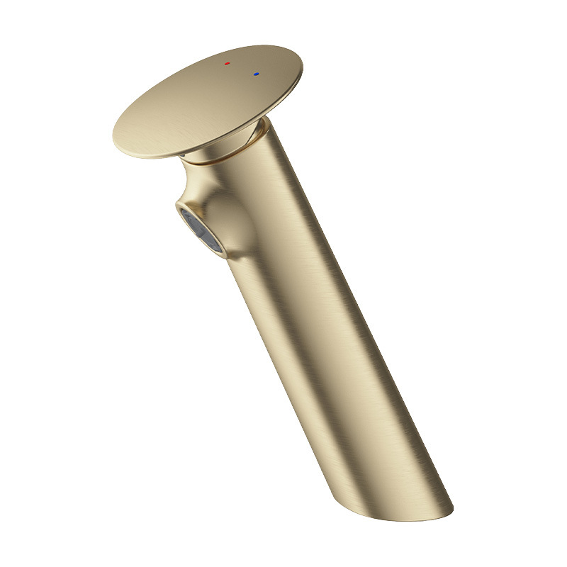 Brushed gold-including braided tube