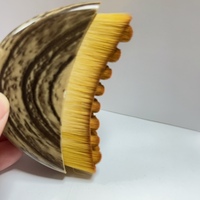 Brosse de contour lymphatique pour le visage avec poils synthétiques, grattoir facial pour le contour, pour les soins des yeux et du cou, poignée pratique, position 2026