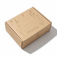 Boîte en papier kraft personnalisée, carton alimentaire pliable pour l'emballage de gâteaux d'anniversaire et de cadeaux