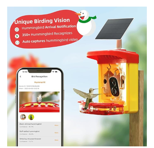 Comedero para Pájaros Solar Inteligente con Cámara, Identificación Automática de Aves, Resistente al Agua IP66, Cámara HD 2K, Reproduce Transmisiones en Vivo - Product Image 4