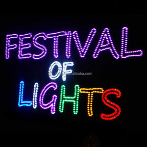 Enseigne LED lumineuse de Noël pour l'extérieur, lettres de Noël pour l'éclairage paysager commercial - Product Image 4