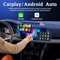 Autoradio multimédia universel Android 9/10 pouces 2DIN avec GPS, radio stéréo, navigation, CarPlay et Android Auto, 8 cœurs, 4+64 Go
