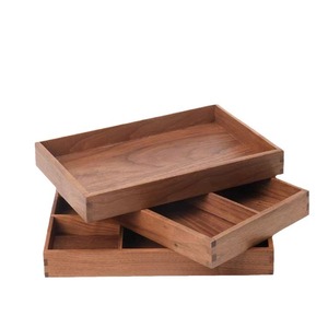 Wooden Desktop Storage Box Rectangular With Compartments For <b>Jewelry</b> Cosmetics And Sundries <b>Organizers</b> - Product Image 3
