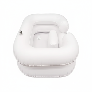 เตียงพยาบาลพร้อมคุณสมบัติรองรับคอสำหรับผู้สูงอายุและสตรีมีครรภ์ อ่างสระผมแบบแบนสำหรับใช้ในบ้านและผู้ป่วย - Product Image 1