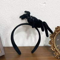 Serre-tête décoratif amusant pour Halloween, motif araignée et citrouille, accessoire de costume pour fête et performance, idéal pour le cosplay