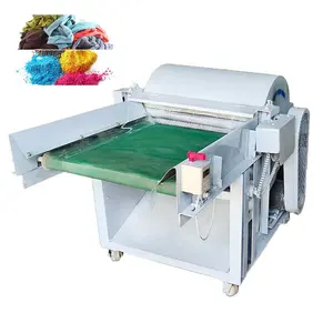 Cotton Fiber Opening Machine Fabric Wool Opener Machine Waste Clothes Textile Recycle Rag Tearing Machine cloth shredder price