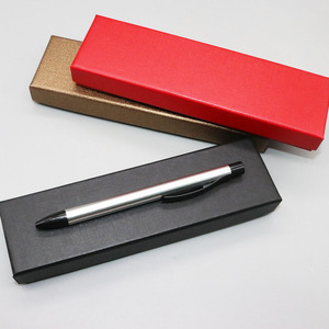Nero su ordinazione logo stampato a buon mercato di carta penna scatole di imballaggio <span class=keywords><strong>pacchetto</strong></span> regalo - Product Image 6