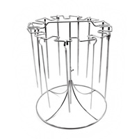 Support de cuisse et d'aile de poulet pour four à gril 12 fentes support de cuisse de poulet support de pilon de poulet en acier inoxydable de haute qualité