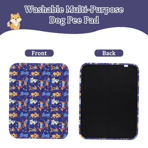Famicheer Waterproof Pet Potty Dog Training E Puppy Pads 24 "X24 Lavável Pet Cage Crate Sleeping Pad