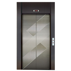 AISI-elevador de acero inoxidable con acabado de espejo, elevador de acero inoxidable grabado en oro, diseño de <span class=keywords><strong>cabina</strong></span> de lujo, 304, 8k, <span class=keywords><strong>precio</strong></span> de fábrica - Product Image 1