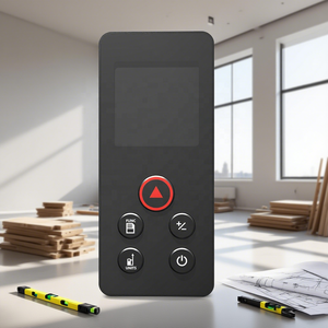 جهاز قياس المسافة بالليزر الرقمي المصغر من الشركة المصنعة مع شاشة LCD وإضاءة خلفية، أداة قياس محمولة - Product Image 1