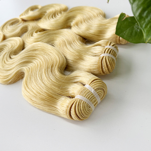Lots de Cheveux Humains Vierge Blonds 613 Ondulés en Gros, Faciles à Teindre, Sans Perte, Fourniture Directe Usine pour Commandes en Gros en Salon - Product Image 5