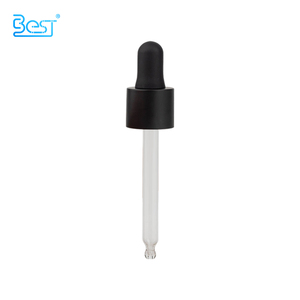 Botella de suero de vidrio cosmético vacío 1oz 30ml 50ml 60ml 80ml 100mL 120ml Botellas cuentagotas de aceite de <span class=keywords><strong>CBD</strong></span> de vidrio negro mate plano al por mayor - Product Image 5