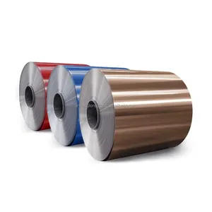 Widely Used 1050 1100 3003 Wood Grain Color Coated Aluminum Steel Coil Roll Aluminum Anodized Coil