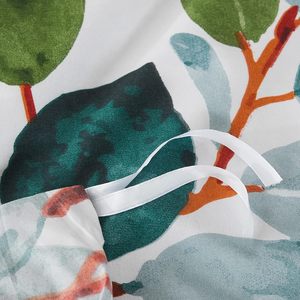 YongHo moderne coloré Floral 100% coton 200TC Anti-poussière acariens <span class=keywords><strong>housse</strong></span> <span class=keywords><strong>de</strong></span> <span class=keywords><strong>couette</strong></span> 4 pièces drap plat ensemble <span class=keywords><strong>de</strong></span> literie pour hôtel - Product Image 6