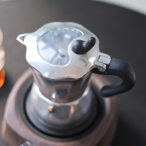 Cafetière <span class=keywords><strong>Moka</strong></span> Expresso Portable Classique en Aluminium, Nouveau Design Personnalisé, Écologique, Capacité 0,5-9 Tasses, Modèle Century - Product Image 3