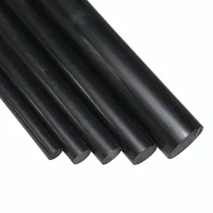 customized diameter thermoplastic resin black HDPE rod