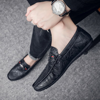 Chaussures de sécurité décontractées pour hommes, tendance, à enfiler, pour la conduite et le travail, semelle extérieure en caoutchouc, légères et respirantes