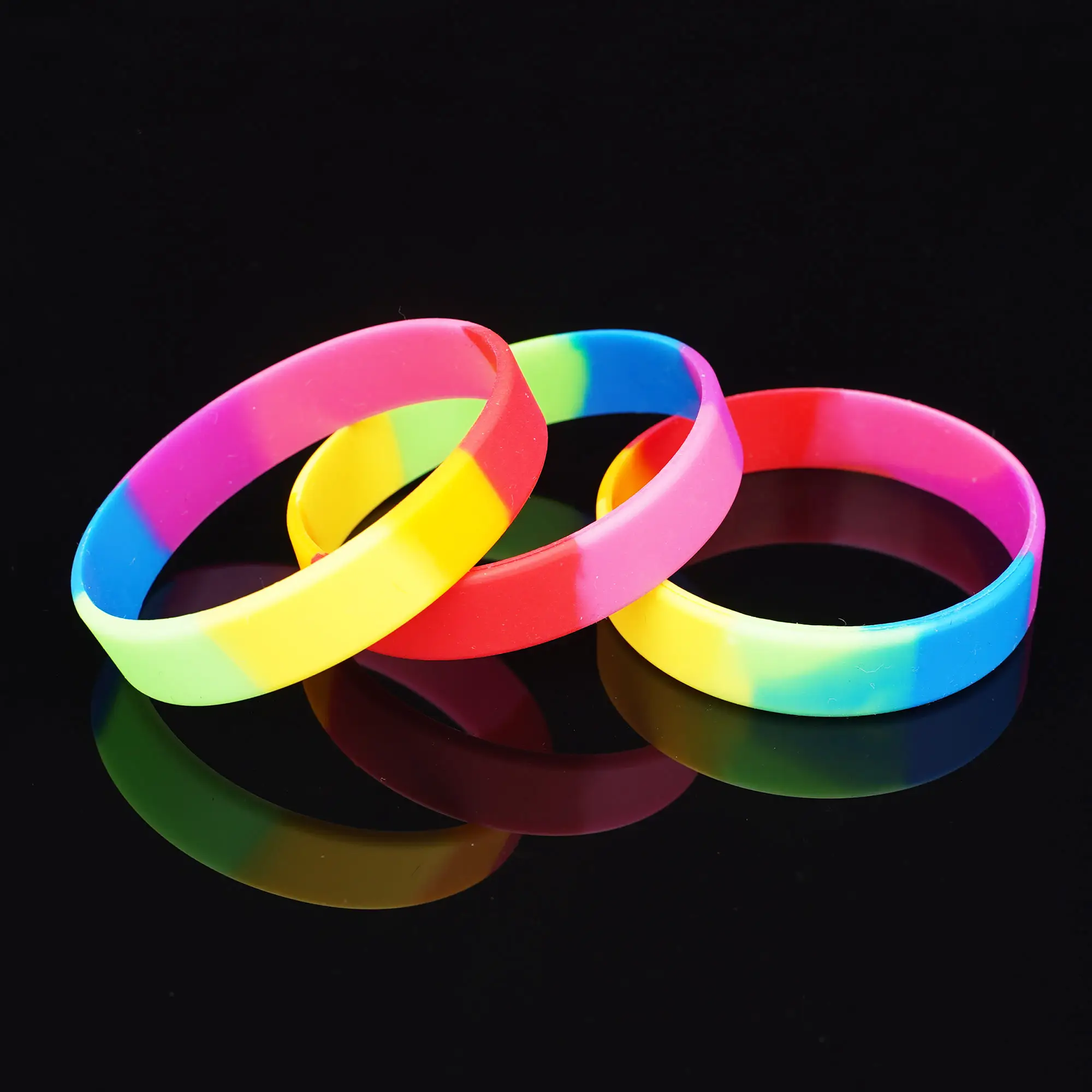 Pulseiras de silicone para adultos, kit de pulseiras de silicone adoráveis para amantes, casais e meninos e meninas