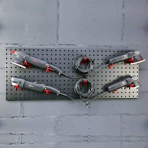 Rak <span class=keywords><strong>Display</strong></span> gantung banyak kegunaan, Pegboard plastik tahan lama NBT grosir untuk penyimpanan alat garasi alat pembersih mobil - Product Image 5