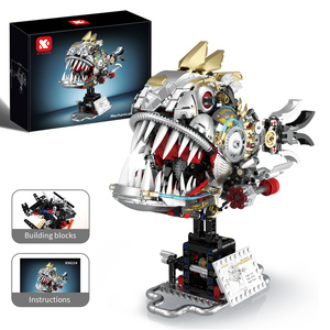 Kaiyu K96224 2025 Nouveau modèle Piranha Kit de construction d'animaux bioniques mécaniques Jouets de petite taille pour enfants Cadeau Blocs de construction - Product Image 6