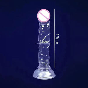 Vendita calda realistica Dildo giocattoli sessuali anali morbidi di più dimensioni Dildo morbido e realistico principiante Dildo giocattolo sessuale G Spot vibratore - Product Image 2
