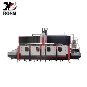 BOSM DS2020 Heavy Duty CNC Drilling Machines driller gantry milling boring tapping machine tool for plate tube sheet and flange