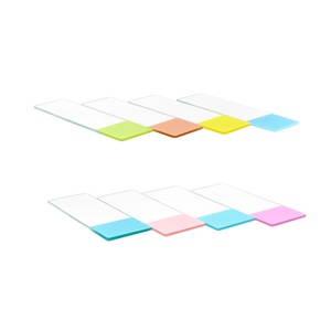 Portaobjetos de microscopio esmerilados con código de color Degao Lab, con área de etiquetado de pintura de color, para la clasificación de muestras biológicas. - Product Image 4