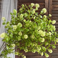 Plantes artificielles d'intérieur en plastique de haute qualité de 105 cm, verdure, petites feuilles vertes, longue branche, pour mariage, Noël