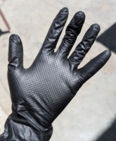 Gants de mécanicien en nitrile synthétique épais noirs Diamond Grip Garage Shop Industry Auto Electronics Repair