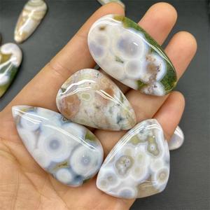 Venta al por mayor de alta calidad de curación natural de cristal de <span class=keywords><strong>jaspe</strong></span> de océano para la fabricación de collares colgantes - Product Image 5