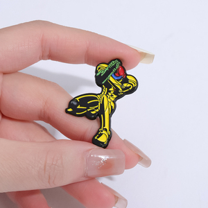 Sming PinsアドベンチャーゲームEnamel Pins Metroids漫画金属ブローチバッジファッションジュエリーバックパック - Product Image 5