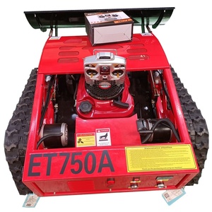 Robot à chenilles en caoutchouc tondeuse à gazon autopropulsée de jardin télécommandée à essence à vendre <span class=keywords><strong>ET750</strong></span> - Product Image 2