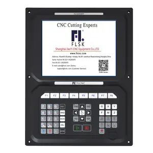 Fangling máquina de corte plasma portátil, baixo custo f2000 série f2300b 2 eixos cnc controlador