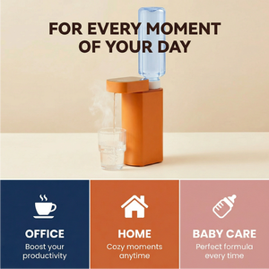Distributeur d'eau chaude instantanée portable, chauffe rapide en 3 secondes, mini bouilloire électrique pour les voyages, le bureau, la maison, la préparation de lait pour bébé - Product Image 2