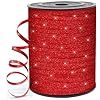 Ruban en satin plastique floral de 500 yards, couleur personnalisée, pour emballage cadeau de mariage, Noël, Halloween et anniversaire