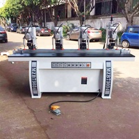 Mini perceuse de charnière à quatre têtes, Machine de forage de charnière pour le travail du bois