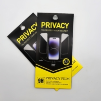 Boîte d'emballage neutre et universelle pour protecteur d'écran en verre trempé portable avec dossiers