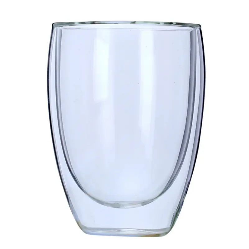 Double Wall Stemless Wine Glass