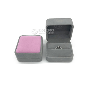 Sturdy Velvet Jewelry Box <b>Set</b> with Multi Colors for Diamond Pearl for Custom Logo Available for Bulk Order High Quality - Product Image 6