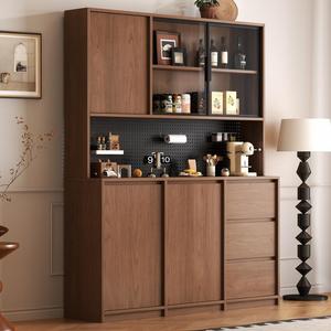 Buffet en bois massif avec armoire de rangement 900 mm de haut pour salle à manger et salon - Product Image 3