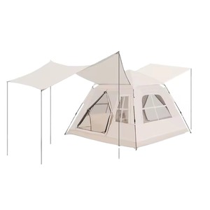 Nhà Máy Biểu Tượng Tùy Chỉnh Cắm Trại Lều Chống Thấm Nước UV Bảo Vệ Gia Đình Lều Với Tán Sang Trọng Chất Lượng Cao Ngoài Trời Lều - Product Image 1