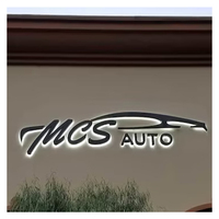 Letrero Luminoso LED de Aluminio para Exteriores, Letras 3D Grandes, Personalizable con Logotipo para Empresas, Hospitales, Tiendas, Publicidad y Decoración