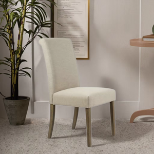 Silla de comedor de madera maciza de estilo moderno de diseño retro clásico TOSEE, asiento cómodo, acabado lavado gris, gran oferta para hoteles - Product Image 6