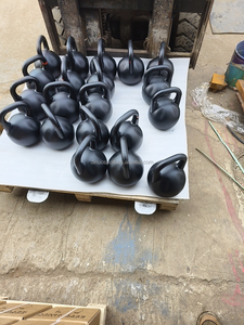 Kettlebell de compétition en acier antidérapant de 32 kg avec revêtement de peinture satinée, pour le façonnage des fessiers, les squats et le fitness - Product Image 6