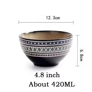 Wholesale Eco-Friendly American Style Ceramic Porcelain Dinnerware <b>Sets</b> with Custom Logo for Hotel & <b>Restaurant</b> Use - Product Image 3