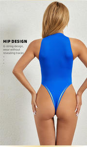 บอดี้สูทสายหนังสำหรับผู้หญิงชุดชั้นในบอดี้สูทแฟชั่น - Product Image 3