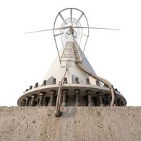Éolienne 30KW GWS-30000W avec frein électromagnétique, rotor de 12m, triphasé PMSG 380V IP54, direction du vent automatique