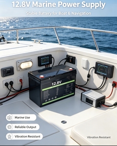 工厂供应12.8V100Ah深循环磷酸铁锂（LiFePO4）可充电1280W太阳能储能电池组 - Product Image 5