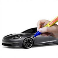 24 stylos de retouche de peinture pour voitures Model 3/Y/S pour OLIVER en noir, blanc, bleu